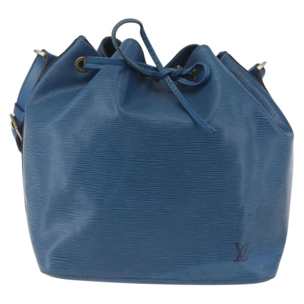 Louis Vuitton Petit Noe Epi Leather Blue Leather Shoulder Bag Bag